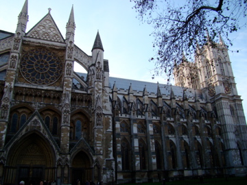 Outside of Westminster Abbey